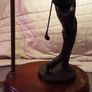 vintage style golfing table light Image 4