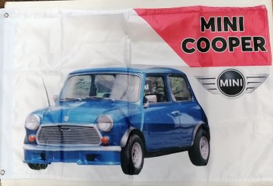 Mini cooper Flag (Blue).