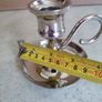 silver plated candlesticks / vintage silver plated zinc candlesticks. Image 3