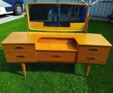 G PLAN 1950's Dressing table with mirror
