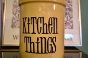 Vintage T.G. Green "Kitchen Things" Utensil Crock Jar