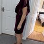 burgundy dress Image 3