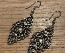 Vintage Scroll Earrings