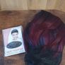 Porsmeer women's black and red short bob wig Image 3
