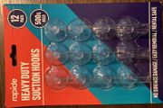Rapide Heavy Duty Suction Hooks 12 Pack 500g Hold - New Sealed