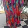 Maxi multicoloured summer dress with pockets Image 3