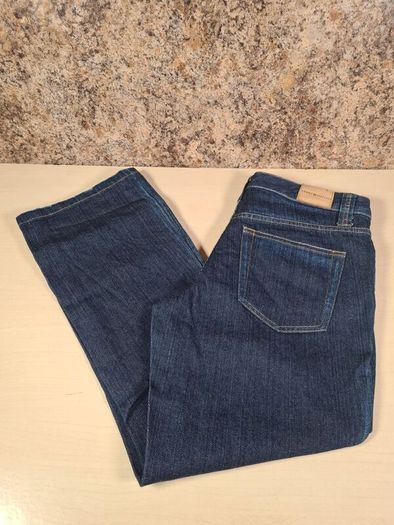 womens Tommy Hilfiger cropped jeans dark blue navy denim Size W 32 L 26