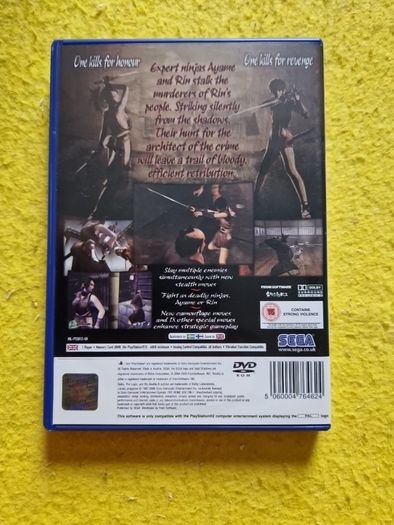 Tenchu Fatal Shadows PlayStation2 Ps2 games Original