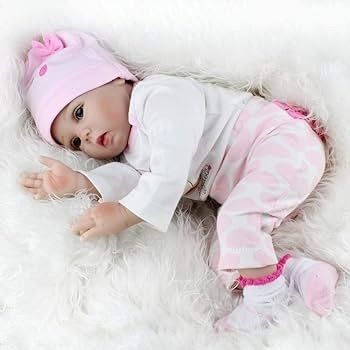 FREE 3 DAY SHIPPING 22 "Reborn Doll female Doll Realistic Soft Silicone vinyl Baby Doll toy birthday Gift