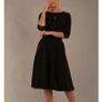 Diva Casares Three Quarter Sleeve A-Line Dress Image 5