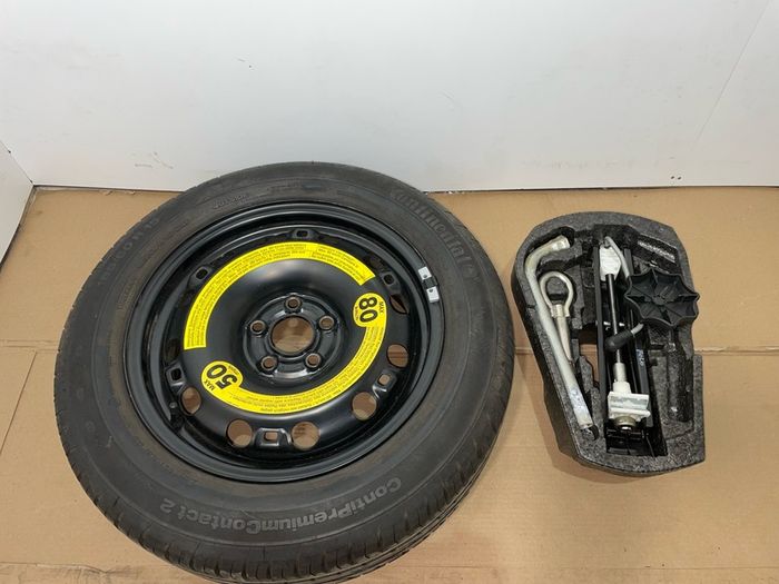 R15 VW Polo spare wheel space saver + jack