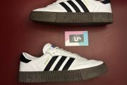 Premium Adidas Samba Rose Wedge White Black Gum