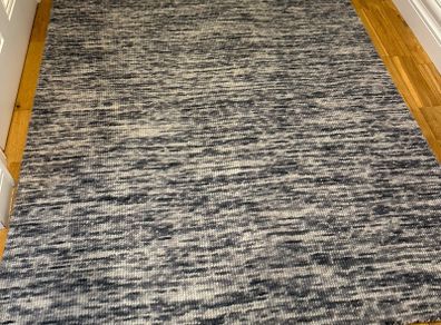Next Blue Folkestone Bobble Rug - 100% Wool