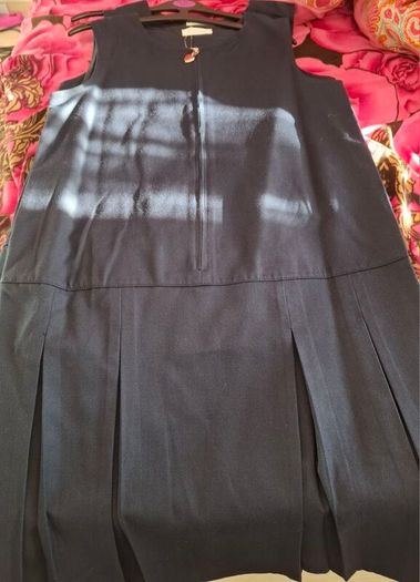 New 2 pack navy pinafore