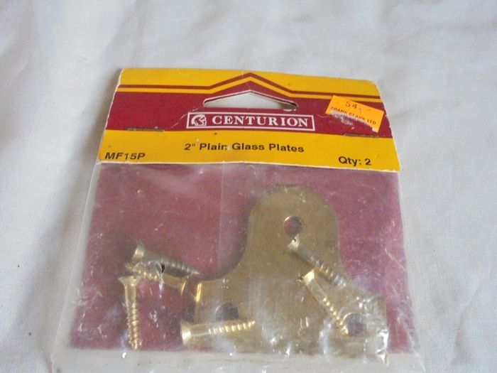 "Centurion" 2inch Plain Brass Plates  x 3for Sale