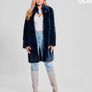 Women's Guess Faux Fur Reversible Coat Image 7