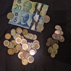 Current Canadian Money. 80+ Dollars total.