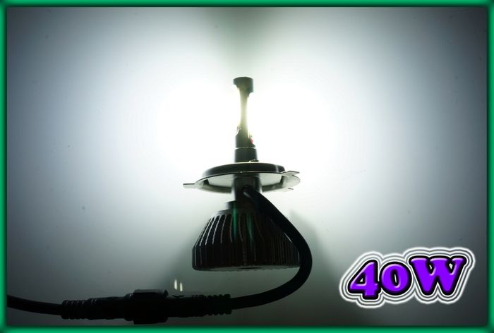 Led Headlight, Foglight Bulbs 40w 6000k Very Bright - H1, H4, H7, H8, H11, 9005, 9006