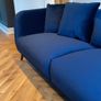 Navy L shape corner couch EZ living Image 2