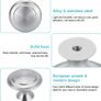 20 PCS Kitchen Door Knobs Stainless Steel Cupboard Handles Round Mushroom Door Pull Handle Knobs Polished Wardrobe Door Knobs Drawer Knobs with Screws for Drawer Door Cupboard (FREE POSTAGE) Image 3