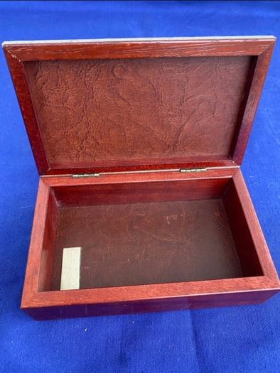 Italian Mid Century Modern Jatoba and Silver Plated Cigarette Box