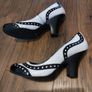 Black and White- leather- uk7 Image 9