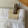 Massimo Dutti White Slim Straight Mid-Rise Jeans Image 6