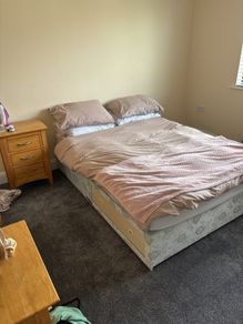 Double bed & mattress