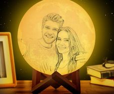 Personalized 3D Printed Night Light with Photo & Text, 16-Color USB Rechargeable Touch Lamp for Mother's Day, Christmas, Valentine's Day, and Anniversaries Brand: XSTZR