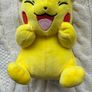 Pokemon Holiday Pikachu Red Santa Hat with Stars Plush Christmas Used Please look at the pictures Image 4