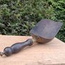 Victorian Brass Coal Scuttle Shovel Image 2