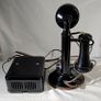 1920's  Automatic Electric Candlestick Telephone (Type 21) with Ringer Box Image 4