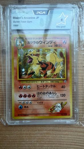 Blaine's Arcanine Pokemon Graded Card