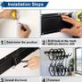 Bike Storage Rack Garage Wall Mount Hanger for Bicycles and Helmets, Heavy Duty Tools Storage Hooks Adjustable Home Space Saving (FREE POSTAGE) Image 4