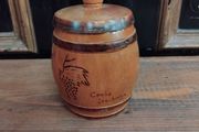 Vintage wood container 8