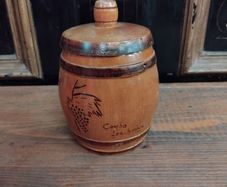 Vintage wood container 8