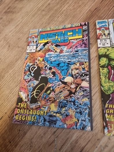 Job lot 3 Marvel Comics. MysTech Wars Mini Series . Issue 1.2.4 1993