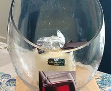 Newgrange Glass Candle Holder