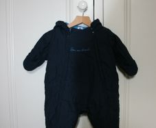 Petit Bateau Unisex Navy Pramsuit / Snowsuit - 6 months/78cm
