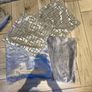 Grey Silver curtains Image 4
