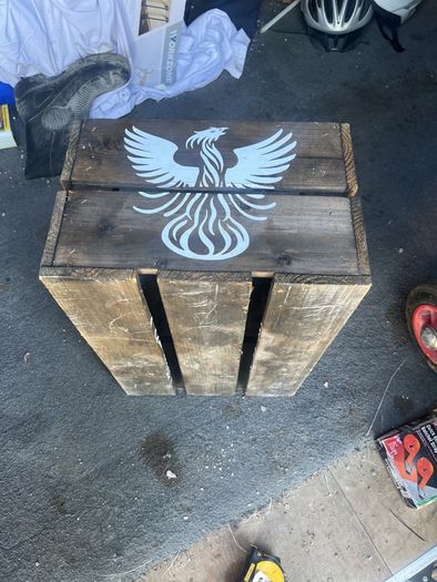 Teeling whiskey wooden crate