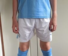 Haaland Manchester City soccer kit with socks - Age 11-12