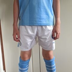 Haaland Manchester City soccer kit with socks - Age 11-12
