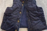 mamas&amp; papas body warmer navy size 9-12months
