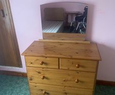 Chest of Drawers with Mirror