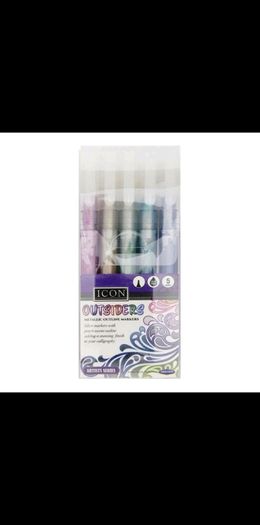New outsiders Metallic markers 2 packs of 5