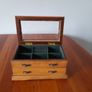 Wooden jewellery box with metal handles E15 ono Image 2