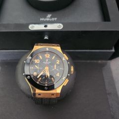 gold hublet watch
