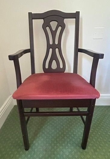 Chippendale-Style Carver Chair x 2