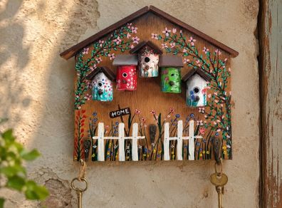 Handcrafted wooden key holders